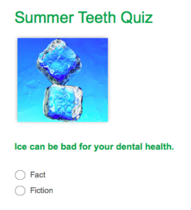 MouthHealthy Summer Dental Health Quiz